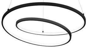 Lustra LED suspendata design modern circular Oz sp d60 dali neagra