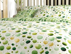 Lenjerie de pat policoton GREEN TREES POLY verde Dimensiune lenjerie de pat: 70 x 90 cm | 140 x 200 cm