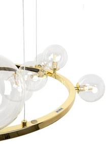Lustra moderna cu 15 de surse de lumina LINEA R85 auriu