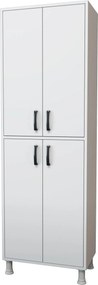 Dulap bucatarie M4-1103, alb, PAL melaminat, 63x36x191 cm