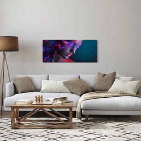 Tablou strălucitor a femeii (120x50 cm)