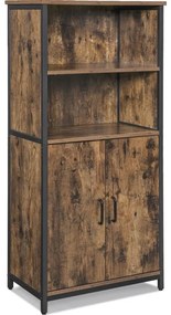 Comodă FIRA maro/negru