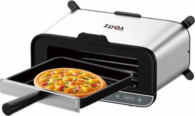 Prajitor de paine multifunctional 4in1 Oliver Voltz OV51015R, 1700 W, 240 x 225 mm, Functie gratar, cuptor, grill, Otel inoxidabil/Negru