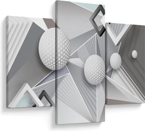 Tablou geometric abstract (90x60 cm)