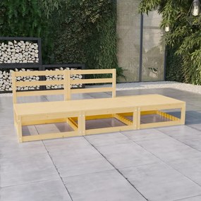 3075234 vidaXL Set mobilier de grădină, 3 piese, lemn masiv de pin