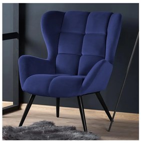 Fotoliu CHATEU, albastru închis