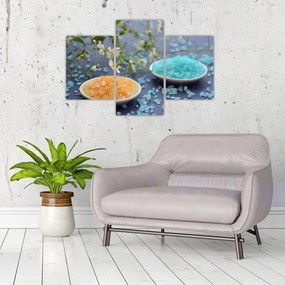 Tablou cu sarea de mare colorată (90x60 cm)