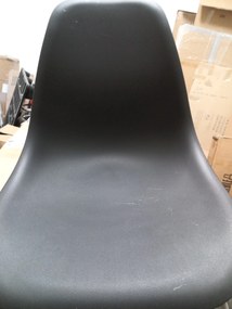 PROMO Scaun de bar negru CARBRY LAMAL cu picioare negre calitatea a II-a