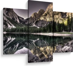 Tablou cu lac montan (90x60 cm)