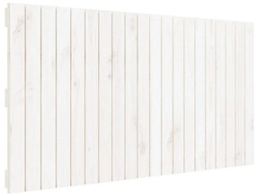 824839 vidaXL Tăblie de pat pentru perete, alb, 127,5x3x60 cm, lemn masiv pin