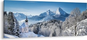 Tablou - O privire asupra peisajului de iarnă (120x50 cm)