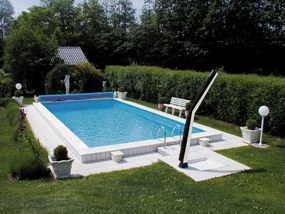 Piscina din cofraje de polistiren 9 X 5 X 1.5 m