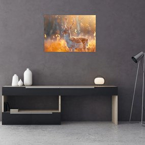 Tablou - Cerb în câmp (70x50 cm)