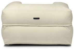 Fotoliu bean bag maro cu tapițerie din țesătură bouclé MooG – SLOWDOWN