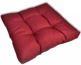 vidaXL Pernă scaun 60 x 60 x 10 cm, roșu