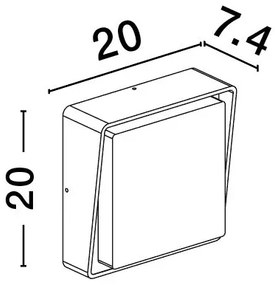 Aplica pentru iluminat exterior IP65 CAPE