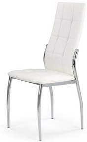 Scaun K209 piele ecologica alb