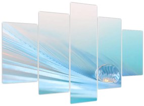 Tablou - Picătură albastră (150x105 cm)