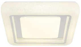 Plafoniera LED alba cu plastic sparkle MARCIA