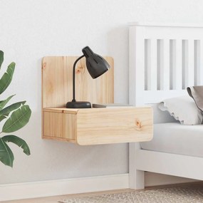 vidaXL Noptieră Montată pe Perete cu sertar Pe perete Maro 44 x 32.5 x 40 cm