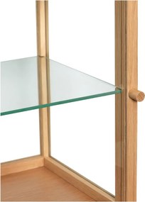 Vitrină în culoare naturală cu aspect de lemn de stejar 30x42x30 cm Poetic – Hübsch