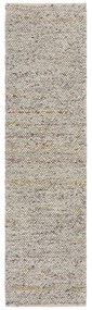 Covor tip traversă crem țesut manual din amestesc de lână 60x230 cm Minerals – Flair Rugs