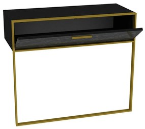 Masă decorativă Polka negru
