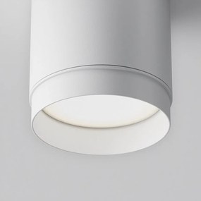 Spot aplicat minimalist design tehnic Polar alb