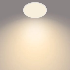 Plafonieră LED dimabilă pentru baie SUPERSLIM LED/15W/230V IP54 albă Philips