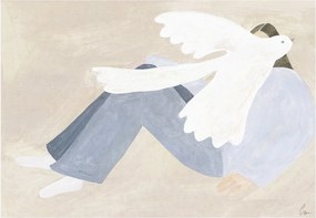 Poster 70x50 cm Bright Bird – Clara Schicketanz – The Poster Club