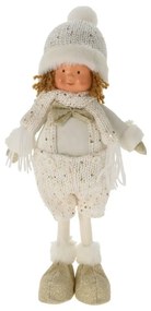Statueta baiat Winter 38 cm