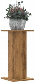vidaXL Suporturi de plante, 2 buc., stejar artizanal, 30x30x60cm, lemn