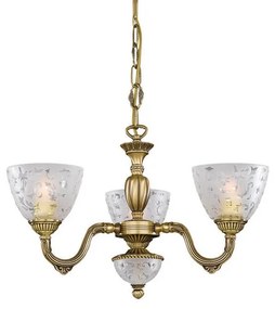 Candelabru din alama 3 brate design italian 6252