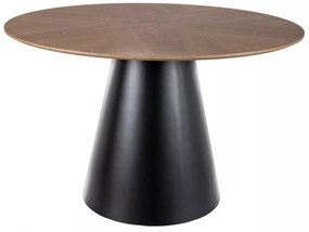 Masa Angel stejar/negru ø120 cm