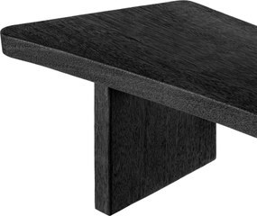 Masuta laterala design LUX din lemn de meranti Hoffman Left