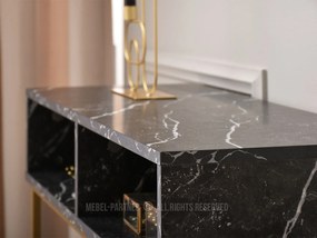 Măsuță consolă Frey (negru + auriu). 1110804