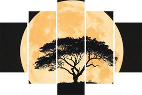 Tablou – Arbore în lună plină aurie II. (150x105 cm)