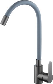 Baterie bucătărie cu pipă flexibilă - 276 oțel inoxidabil P14A