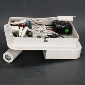 Aplică LED Lucide 79200/08/31 BOXER LED/10W/230V + LED/3W USB alb