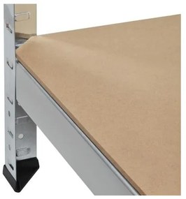 ShopJK RAFT METALIC ZINCAT FĂRĂ ȘRUBURI 220x100x45 CM , CAPACITATE DE ÎNCĂRCARE 875 kg