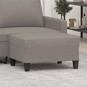 vidaXL Taburet, gri taupe, 70x55x41 cm, material textil