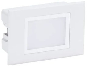 Spot LED incastrabil exterior, ambiental, IP65, RUDY alb