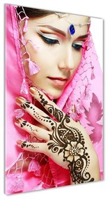 Tablou pe acril Femeie indiană