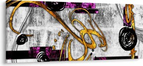 Tablou abstracției (120x50 cm)
