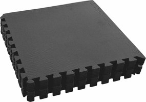 vidaXL Saltele de exerciții puzzle 12 pcs Negru 4,32 ㎡ Spumă EVA