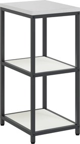 vidaXL Depozitare pentru bucătărie cu raft Alb 60 x 50 x 92 cm Oțel