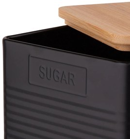 Doză din tablă Altom Sugar, negru