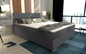 Pat Boxspring, gri, 140x200, ADARA