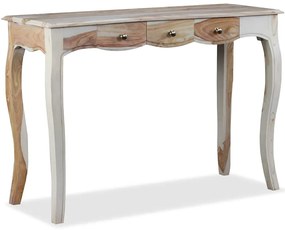 vidaXL Masă consolă cu 3 sertare, 110x40x76 cm, lemn masiv palisandru