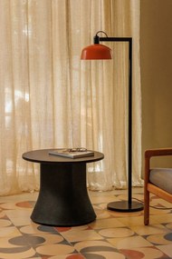 Lampadar de podea metal TATAWIN negru, orange